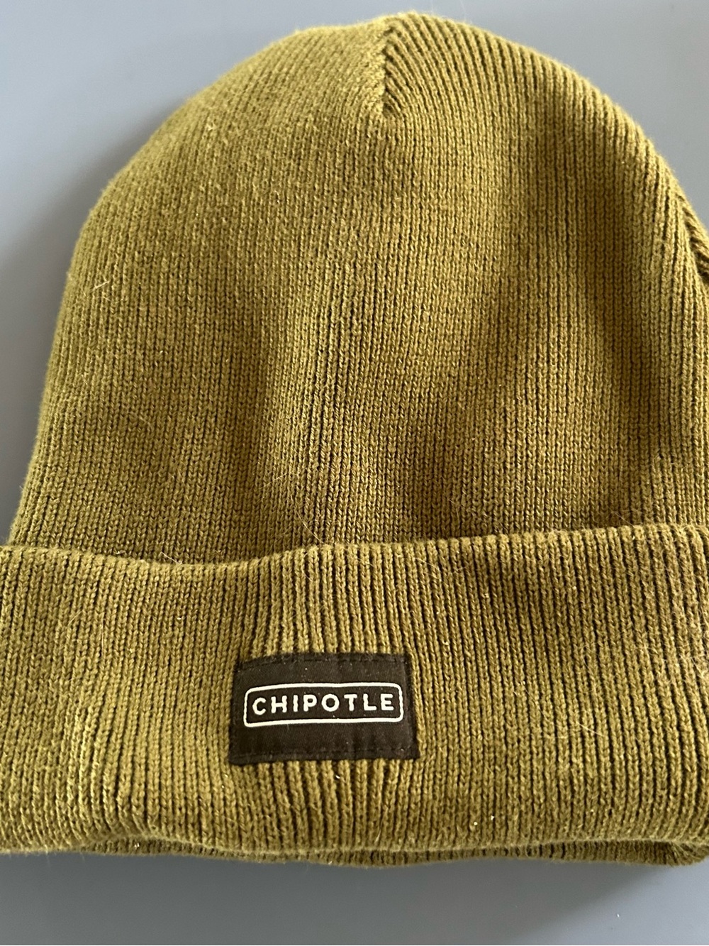Chipotle employee Green Knit Beanie #96